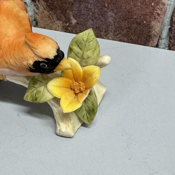 Vintage Lefton Hand Painted Cardinal Figurine Head Down KW1112 Japan- READ - Picture 6 of 8